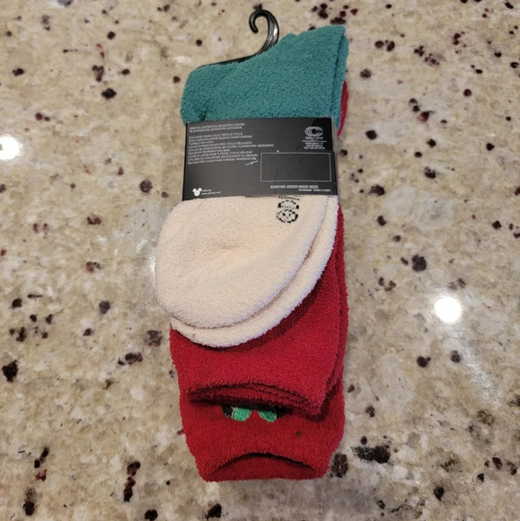 Disney Minnie Mouse Cozy Socks 2 Pairs NWT - Picture 4 of 5